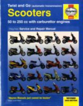 Paperback Twist & Go (Automatic Transmission) Scooters Service and Repair Manual Book