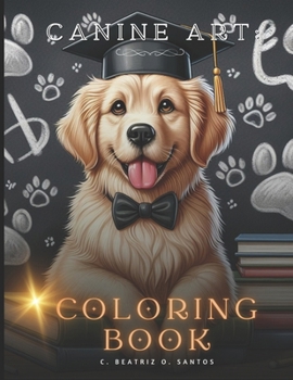 Paperback Canine Art: Coloring Book