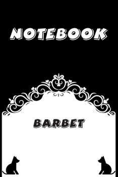 Paperback Barbet Notebook: Black and White notebook, Decorative Journal for Barbet Lover: Notebook /Journal Gift, Black and White,100 pages, 6x9, Book