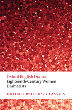 Paperback Eighteenth-Century Women Dramatists Book