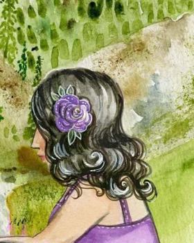 Paperback Composition Book: Girl Book
