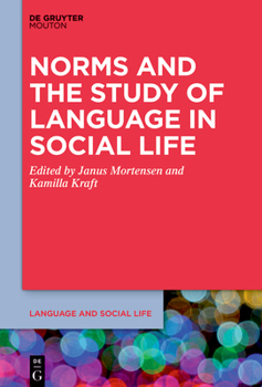 Paperback Norms and the Study of Language in Social Life Book
