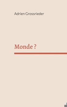 Paperback Monde ? [French] Book