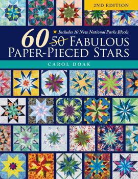 Paperback 60 Fabulous Paper-Pieced Stars: Includes 10 New National Parks Blocks Book