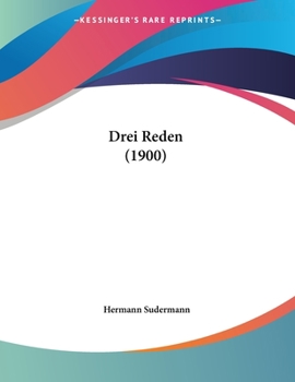 Paperback Drei Reden (1900) Book