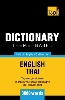Paperback Theme-based dictionary British English-Thai - 3000 words Book