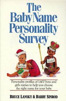 Paperback Baby Name Personality Book