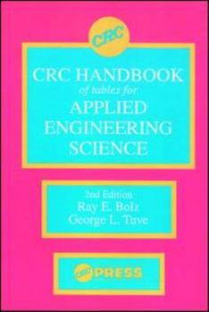 Hardcover CRC Handbook of Tables for Applied Engineering Science Book