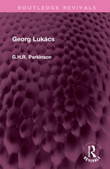 Hardcover Georg Lukács Book