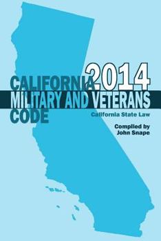 Paperback California Military and Veterans Code 2014 Book