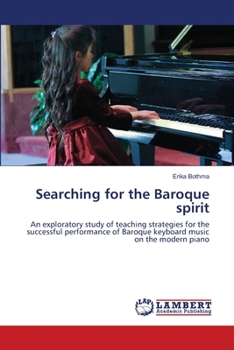 Paperback Searching for the Baroque spirit Book
