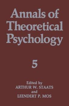 Hardcover Annals of Theoretical Psychology Book