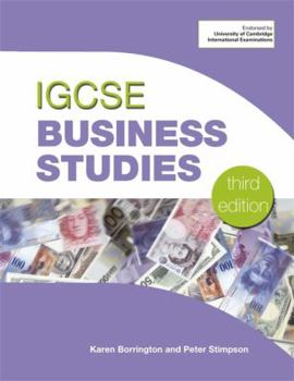 Paperback Igcse Business Studies. Karen Borrington and Peter Stimpson Book