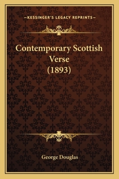 Paperback Contemporary Scottish Verse (1893) Book