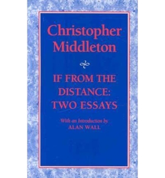 Paperback If from the Distance: Two Essays Book