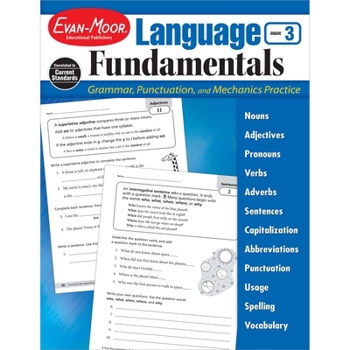 Paperback Language Fundamentals, Grade 3 Book