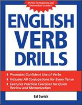 Paperback English Verb Drills Book
