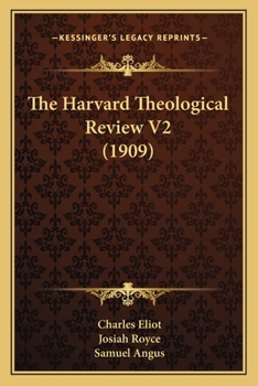 Paperback The Harvard Theological Review V2 (1909) Book