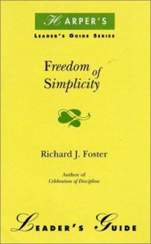 Paperback Freedom of Simplicity Leader's Guide Book