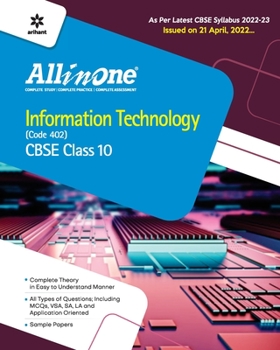 Paperback CBSE All In One Information Technology (Code 402) Class 11 2022-23 Edition (As per latest CBSE Syllabus issued on 21 April 2022) Book