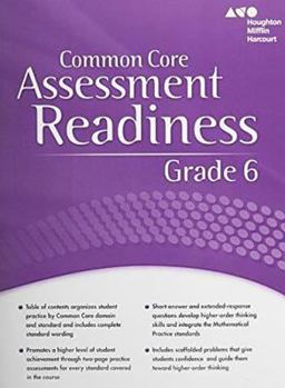 Paperback Assessment Readiness Workbook Grade 6 Book