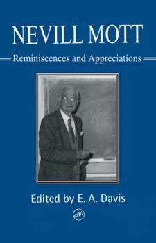 Hardcover Nevill Mott: Reminiscences And Appreciations Book