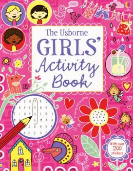 Hardcover Girl's Activity Book