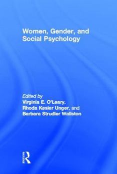 Hardcover Women, Gender, and Social Psychology Book