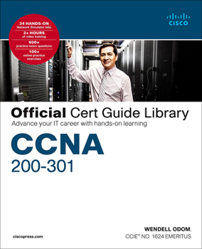 Hardcover CCNA 200-301 Official Cert Guide Library: Advance Your It Career with Hands-On Learning Book