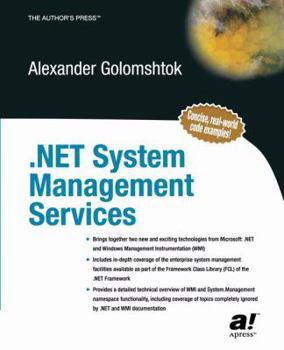 Paperback .Net System Management Services Book