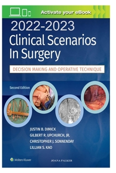 Paperback 2022-2023 Clinical Scenarios in Surgery Book
