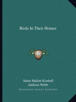 Paperback Birds In Their Homes Book