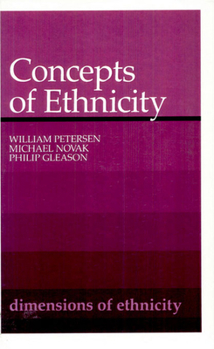 Paperback Concepts of Ethnicity Book