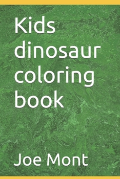 Paperback Kids dinosaur coloring book