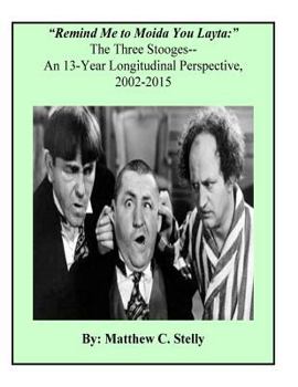 Paperback Remind Me to Moida You Later - The Three Stooges: A 13-Year Longitudinal Perspective, 2002-2015 Book