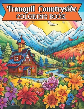 Paperback Tranquil Countryside Coloring Book