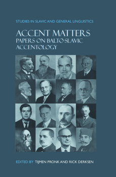 Hardcover Accent Matters: Papers on Balto-Slavic Accentology Book