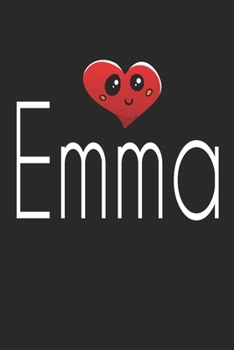 Paperback Emma: 6x9 College Ruled Line Paper 150 Pages Book