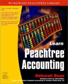 Paperback Learn Peach Tree Accounting Book