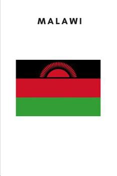 Paperback Malawi: Country Flag A5 Notebook to write in with 120 pages Book