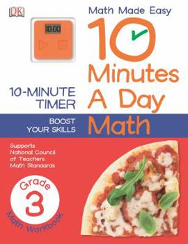Paperback 10 Minutes a Day: Math, Grade 3 Book