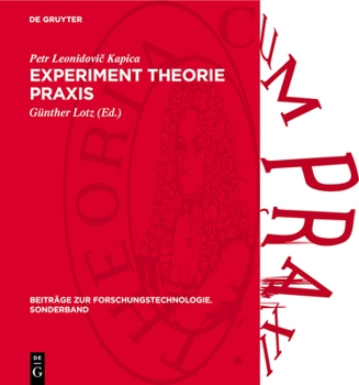 Hardcover Experiment Theorie Praxıs: Aufsätze Und Reden [German] Book