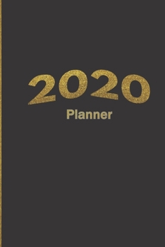 Paperback 2020 Planner: January 1, 2020 to Dec 31, 2020, Yearly Overview, Monthly and Weekly Planner, Monthly Calendar, Monthly Habit Tracker, Book