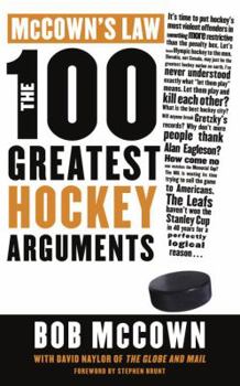 Paperback McCown's Law: The 100 Greatest Hockey Arguments Book