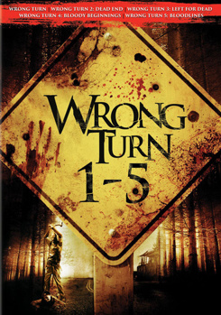 DVD Wrong Turn 1-5 Book