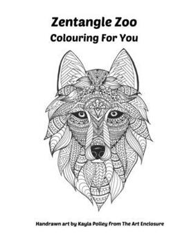 Paperback Zentangle Zoo Coloring for you Book