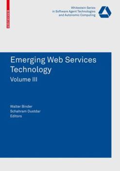 Paperback Emerging Web Services Technology, Volume 3 Book