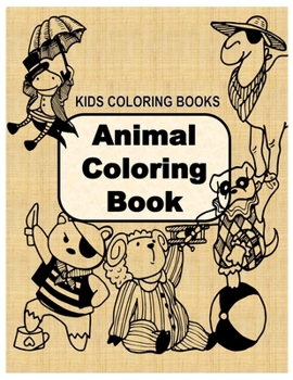 Paperback Animal Coloring Book Kids Coloring Books Book