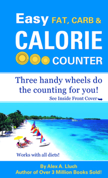 Paperback Easy Fat, Carb & Calorie Counter Book