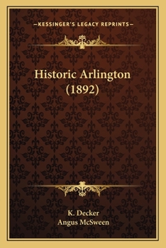 Paperback Historic Arlington (1892) Book